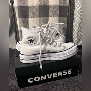 Women’s high top platform converse